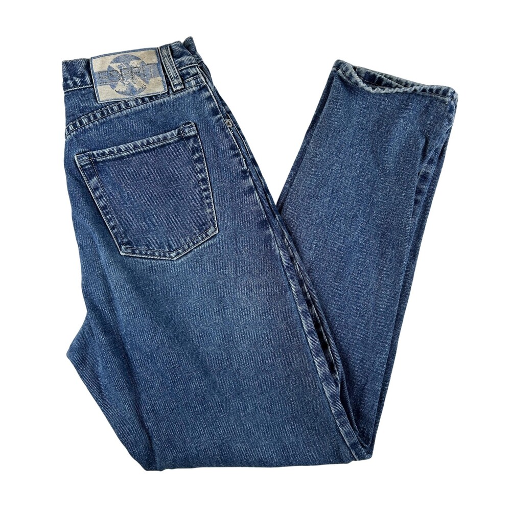 Vintage Esprit Jeans Womens 11 (29x31) High Rise Mom Blue Denim Hong Kong 90s